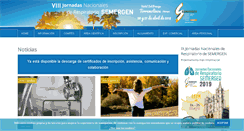 Desktop Screenshot of jornadasrespiratorio.com